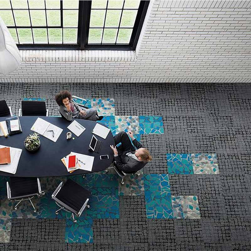 Interface Human Connections Sett In Stone | Factory Direct Carpet Tiles